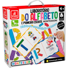 Laboratório do Alfabeto e Primeira Escrita Montessori