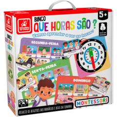 Bingo Que Horas São? Montessori