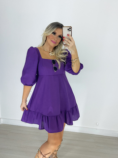 vestido rita ROXO