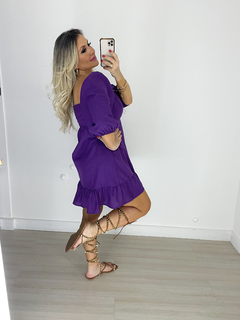 vestido rita ROXO - Deise Marchetti