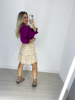 jaqueta cropped FUCSIA - Deise Marchetti