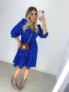 Imagem do vestido alice floral AZUL