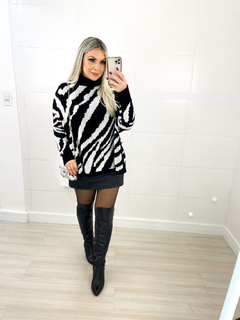 poncho zebra PRETO E BRANCO na internet