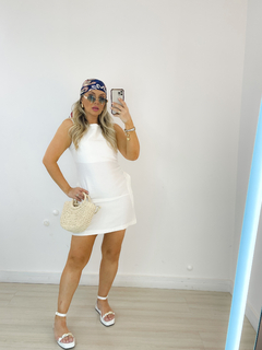 vestido zara BRANCO na internet