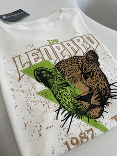 t shirt leopardo VERDE - comprar online