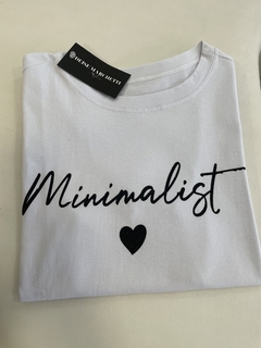t shirt minimalista BRANCO - comprar online