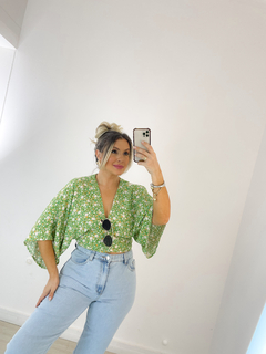 cropped milena VERDE MENTA - comprar online