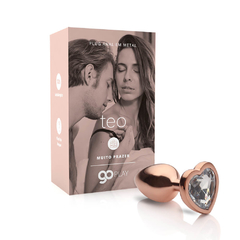 Plug Anal Metal Go Play Teo - Rose Gold - comprar online