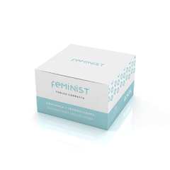 Toalha Compacta Descartável para Higiene Feminist - 10 Unidades - Causando Com Ela Store