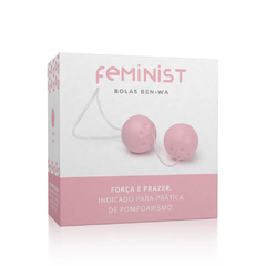 Conjunto Ben-Wa Feminist com 02 Bolas - Rosa Bebê - Causando Com Ela Store | Sex Shop