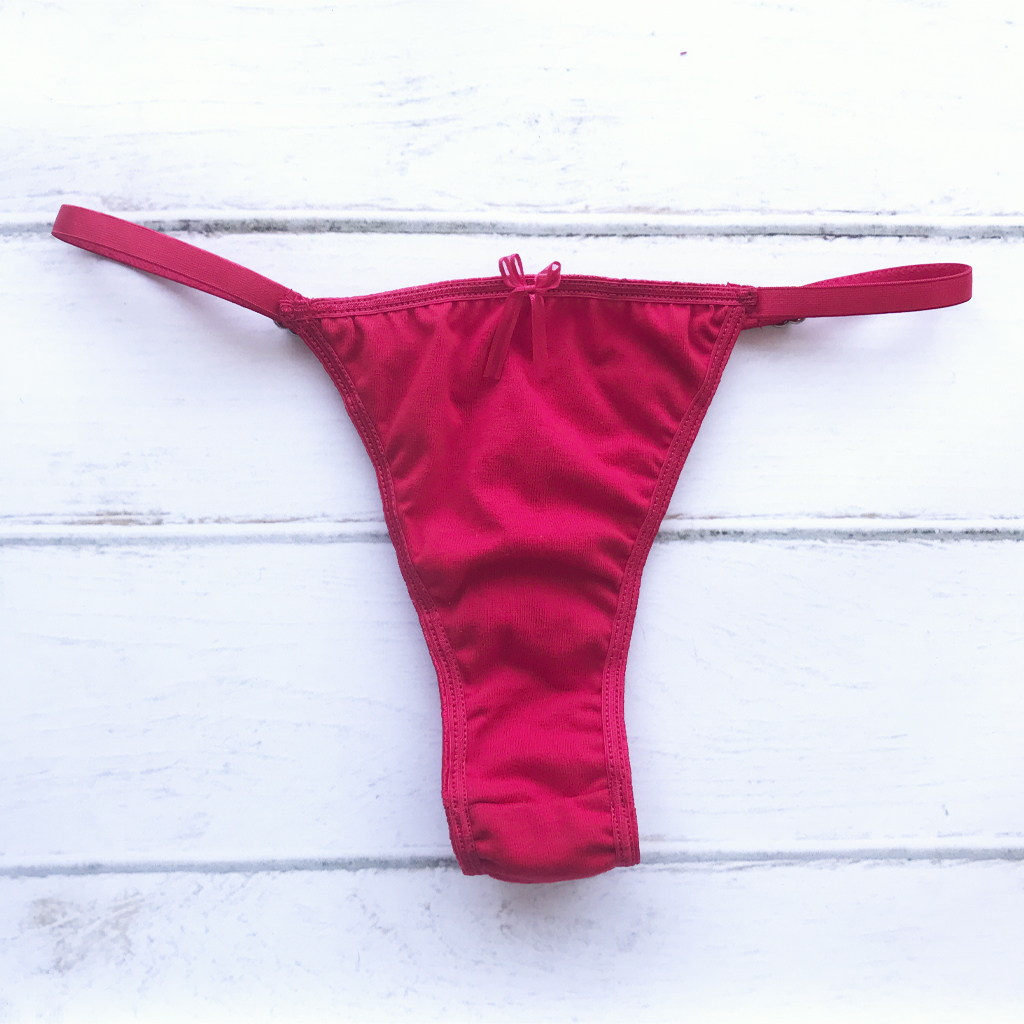 Tanga Basic Algodón Rojo - Comprar en Grey Lenceria