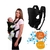 Canguru para Bebê Baby Safe Preto - Multikids Baby - comprar online