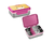 Porta Lanches Bento Box Aço Inox Hot e Cold rosa - Fisher Price - comprar online