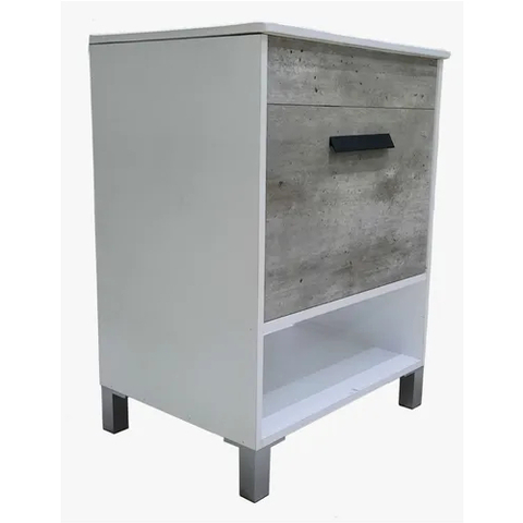 Vanitory Mueble Baño Campi Rots 60 C/ Mesada Loza 1 Orificio