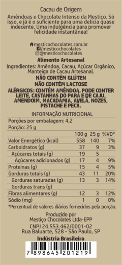 Amêndoas + Chocolate 65% - comprar online