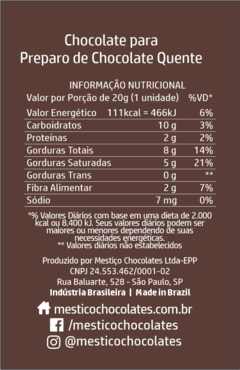 Chocolate Quente - 59% - comprar online