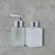 Kit Vidro Square Bico de Jaca Transparente 120ml