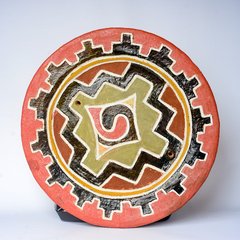 prato de cerâmica - kadiwéu