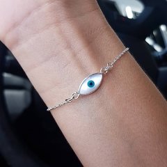 Pulsera ojito nácar Ovalado - comprar online