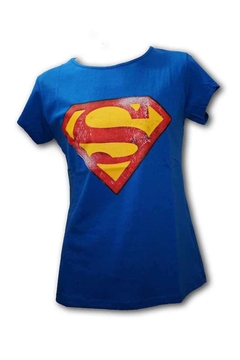 Remera Dama - DC Superman logo