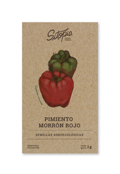 Semillas Pimiento Morrón Rojo