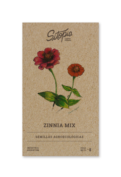 Semillas Zinnias Mix