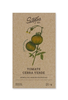 Semillas Tomate Cebra Verde - comprar online