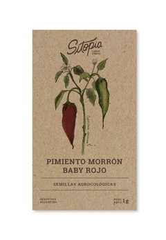 Semillas Pimiento Morrón Baby Rojo