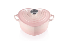 PANELA CORAÇÃO 20CM SHELL PINK - LE CREUSET