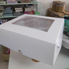 Caja Bisagra Blanca 25x23x9 - comprar online