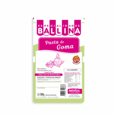 Ballina pasta de goma