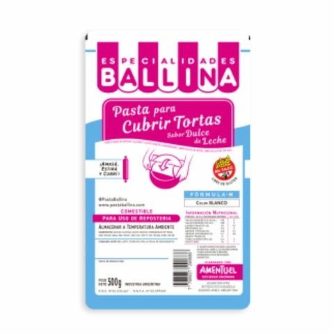 Ballina pasta BLANCA 1/2 kg Formula H