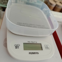 Balanza digital plastica con bowls 1gr a 3kg - Rico y fácil