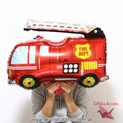 GLOBO SUPER CAMION BOMBERO 75 cm - comprar online