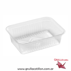 BANDEJA PLASTICA RECTANGULAR CHICA x10