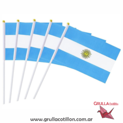 BANDERITA ARGENTINA TELA CON PALITO