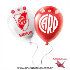 GLOBOS ESTAMPADOS RIVER x6