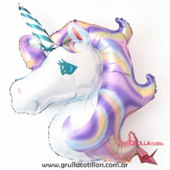 GLOBO UNICORNIO GIGANTE LILA