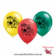 GLOBOS ESTAMPADOS LA GRANJA DE ZENON x5