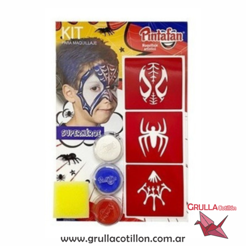 KIT MAQUILLAJE HOMBRE ARAÑA