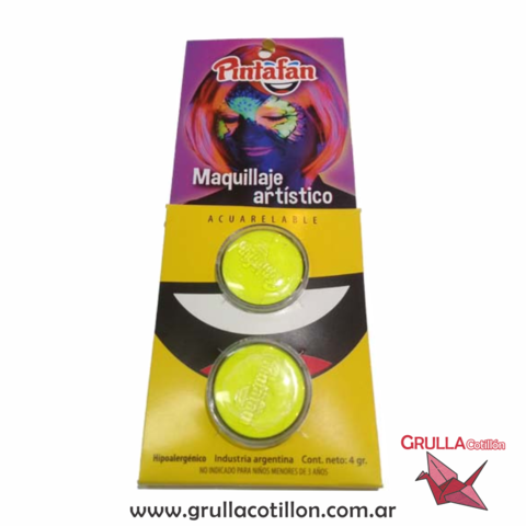 MAQUILLAJE ARTISTICO - AMARILLO FLUO