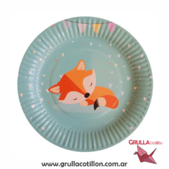 PLATO ZORRITO x 6 unidades