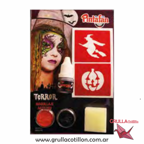 KIT MAQUILLAJE HALLOWEEN - BRUJA