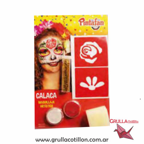 KIT MAQUILLAJE HALLOWEEN - CALACA