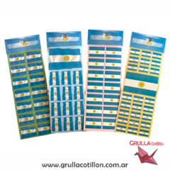 PLANCHITA DE STICKERS - ARGENTINA