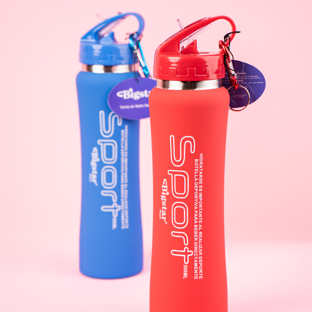 Botella Termica Sport 500ml Colores Lisos