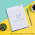 Caderno com folhas personalizadas com logo - A5 (15x21cm) na internet