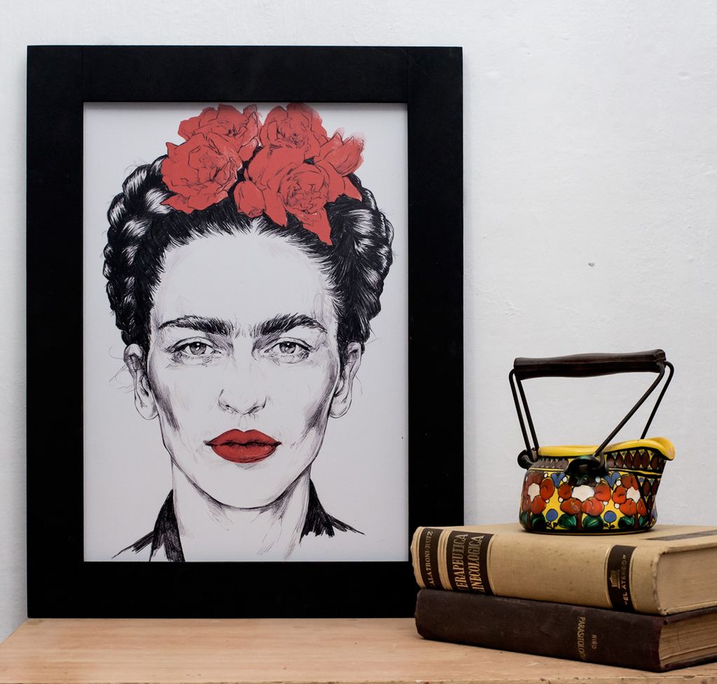 Cuadro de Frida Kahlo - Comprar en Club de Regaleria