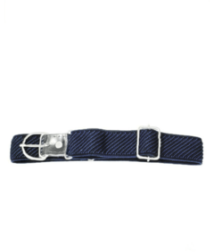 Cinturon hebilla ajustable azul marino