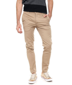 Pantalón de gabardina beige